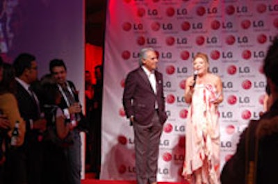 Robin Kay at Fashion Week