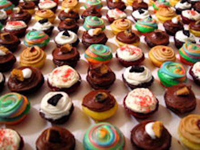 Miniature cupcakes from Baked by Melissa