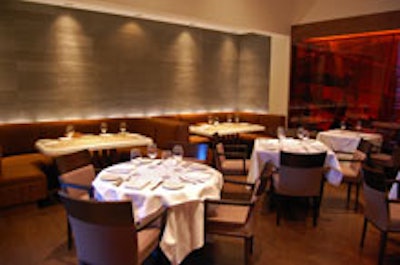 The dining room at Forte Bistro