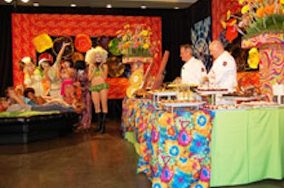 Chef Wolfgang Puck and '60s-inspired entertainers at the Grammy party preview