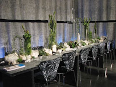 Big Red Sun's towering greenery at Diffa's Dining by Design showcase