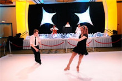 The indoor skating rink