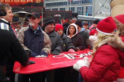 Contestants in the Budweiser competition