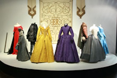 Costumes from Elizabeth: The Golden Age at F.I.D.M.'s exhibit