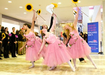 Ballet dancers at First Canadian Place