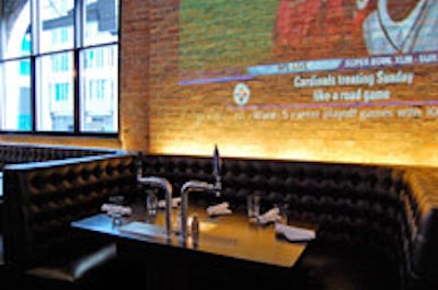 Bull & Bear's tabletop beer taps