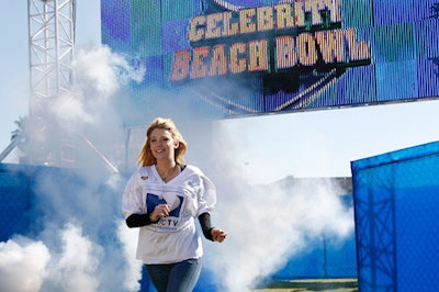 Blake Lively at DirecTV's Celebrity Beach Bowl in St. Petersburg on Saturday