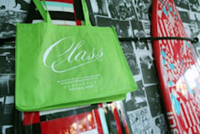 Reusable bags at Class