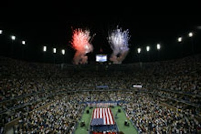 Opening Night at the 2008 US Open