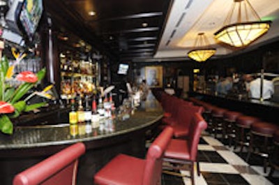 The bar at the Capital Grille