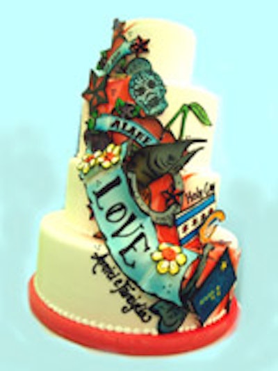 A Bleeding Heart Bakery cake