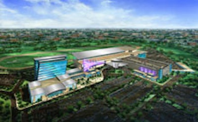 The proposed complex for the Aqueduct Racetrack