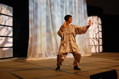 A tai chi demonstration