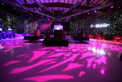 T-Mobile's late-night hangar party