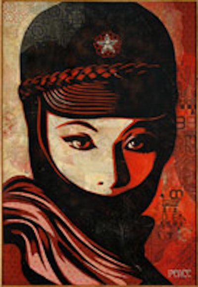 Shepard Fairey's 'Mujer Fatal, ' 2007.