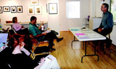 A workshop at the Crealdé School of Art