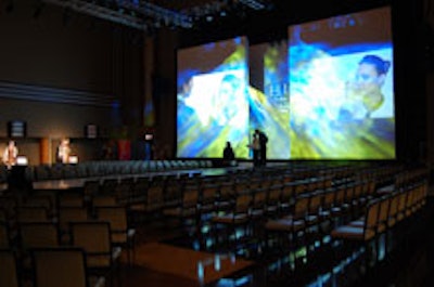 The runway room at the Elle Show