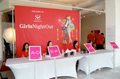 Shecky's new branding at Girls Night Out