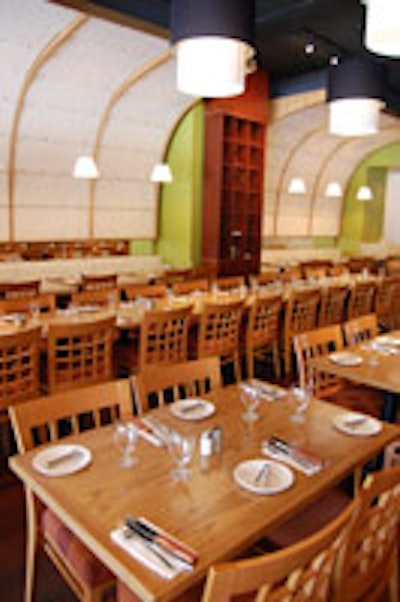 The dining room