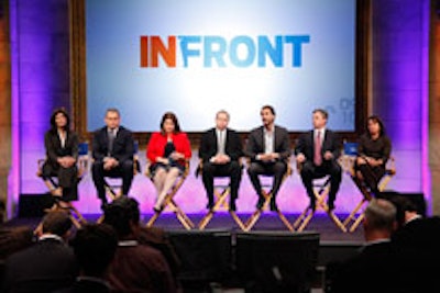 NBC executives at New York's 'infront ' earlier this month
