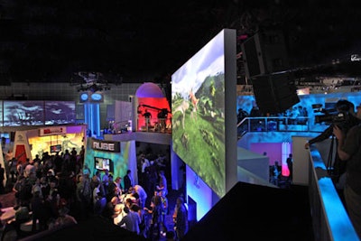 Ubisoft's exhibit at E3