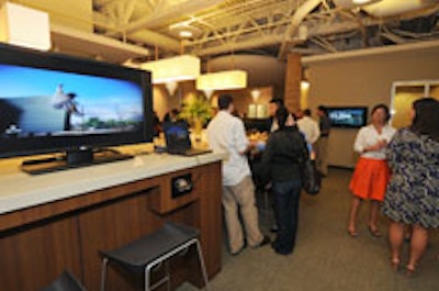 Inside the Microsoft offices at the Aon Center