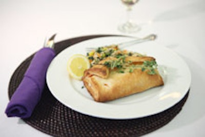 Anytime Gourmet's wild salmon Dijon in puffed pastry