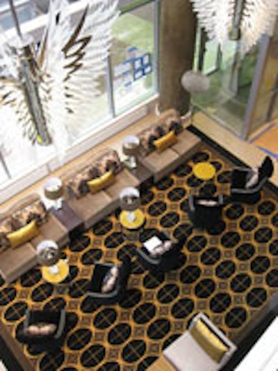 The lobby at the Wit Hotel