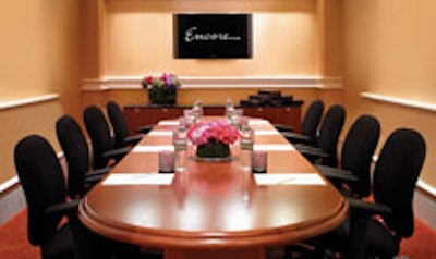 A meeting room at the Encore