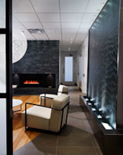 The lounge at Healthwinds Spa