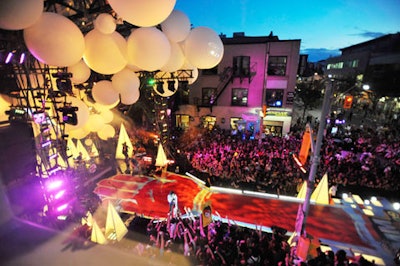 The John Street stage