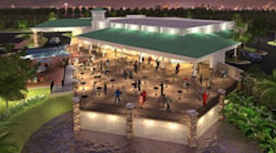 A rendering of the Mainsail Suites conference center