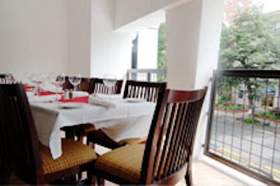 Bistro Bistro's second-floor veranda