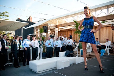 The rooftop fashion show