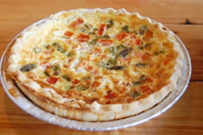 Mabel's caters quiche for lunch