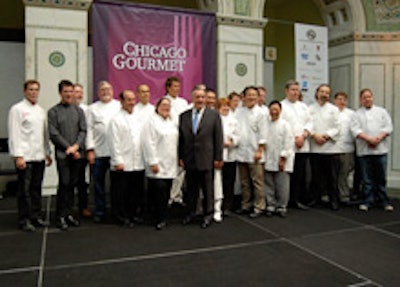 The Chicago Gourmet press conference