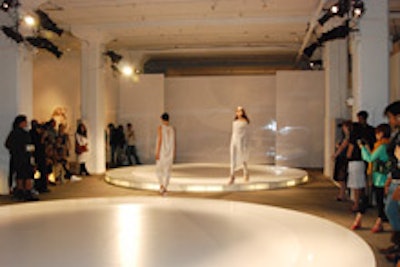 A fashion show at Exit Art