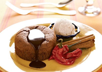 Spiced Mexican chocolate cake from Susan Gage Caterers in Washington
