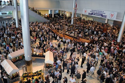 The meeting's opening night ceremony