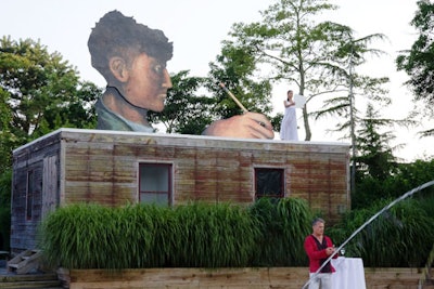 An installation at the Watermill Center