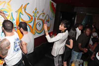 Keri Hilson tries her hand at painting