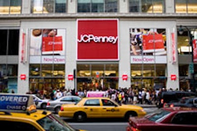 J.C. Penney's packed store opening