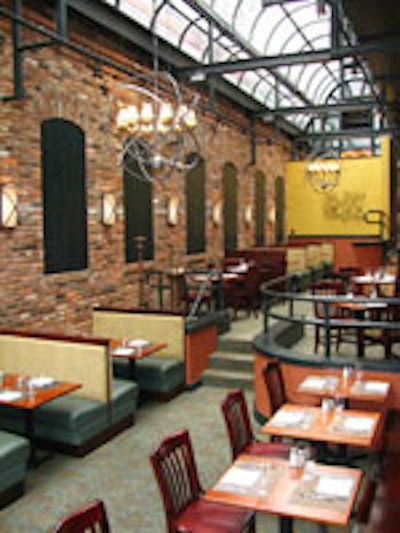 The Atrium dining room at Columbia Firehouse