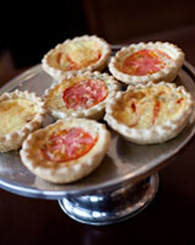 Single-serving quiches from Davis Bakery & Company