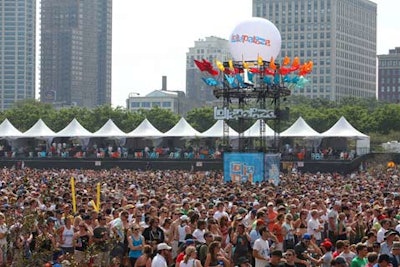 Some 225,000 fans crowded into Grant Park during Lollapalooza.