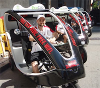 EcoCabs in the downtown core
