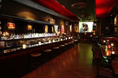The bar at Samovar