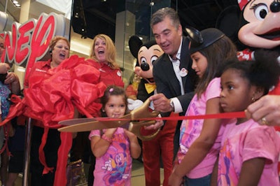 Disney Store ribbon-cutting ceremony at Aventura Mall