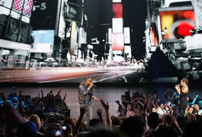 Jay-Z and Alicia Keys closing the show