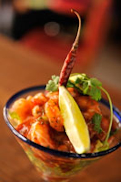 Paradiso's Yucatan-style shrimp ceviche